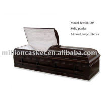 jewish solid poplar cremation casket